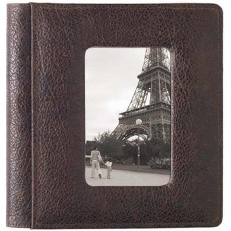 RAIKA Raika RM 169 BROWN 4in. x 6in. Frame Front Album Single - Brown RM 169 BROWN